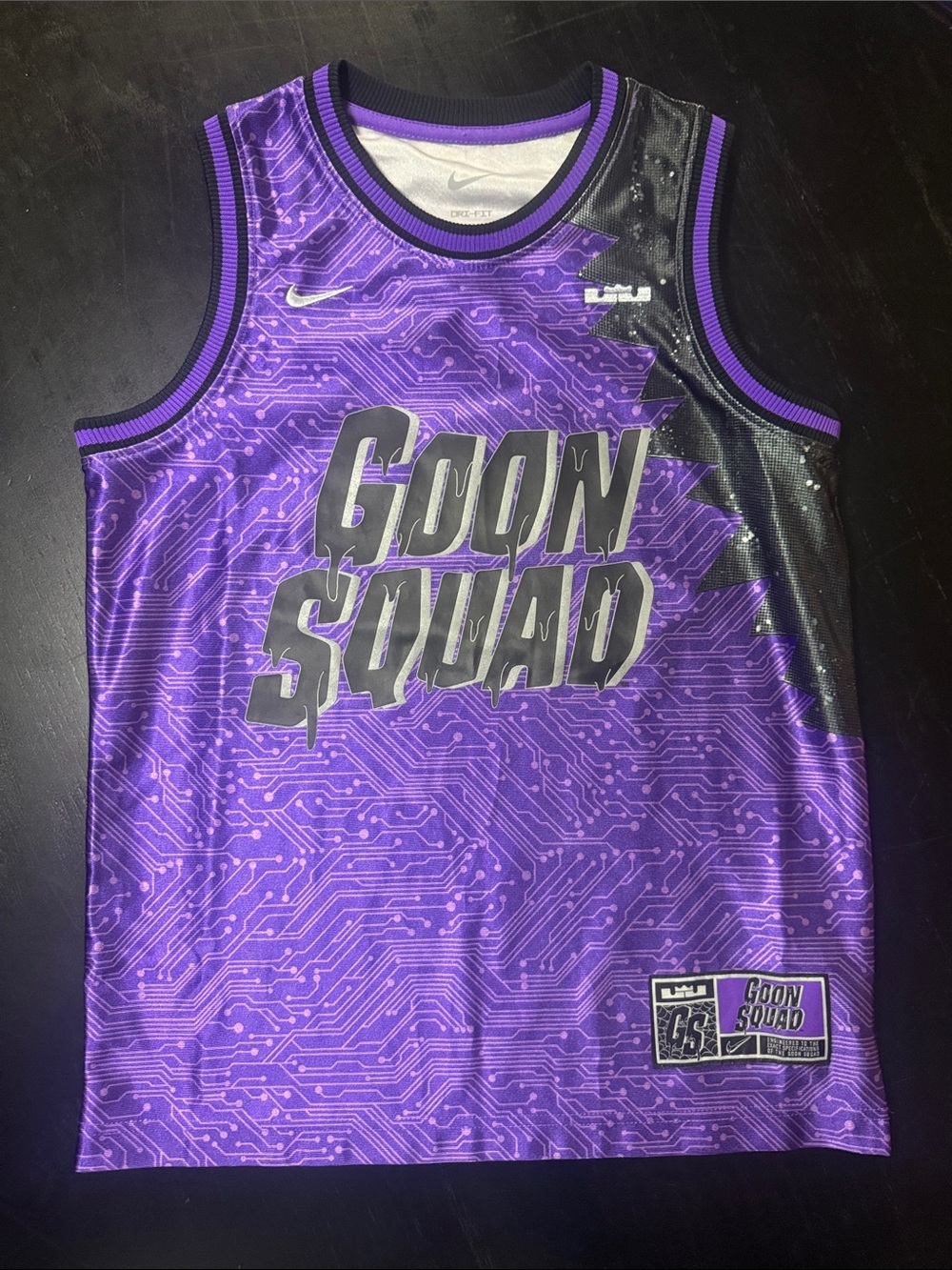 Nike Purple & Black Goon Squad Basketball Jersey